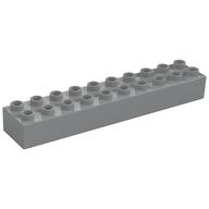 Duplo Brick 2 × 10 Light Bluish Gray