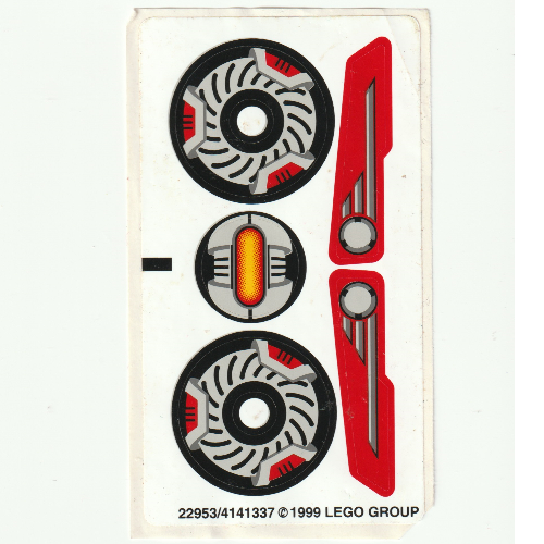 Sticker Sheet for Set 8520-1 [No Color/Any Color]