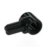 Technic Pin Connector Hub with 1 Axle Black