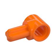 Technic Pin Connector Hub with 1 Axle Orange