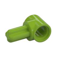 Technic Pin Connector Hub with 1 Axle Lime
