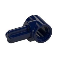 Technic Pin Connector Hub with 1 Axle Dark Blue