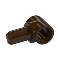 Technic Pin Connector Hub with 1 Axle Dark Brown