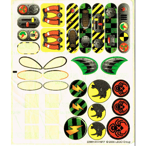 Stickerbogen für Set 2913-1 [Keine Farbe/Beliebige Farbe]