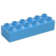 Duplo Brick 2 × 6 Medium Blue