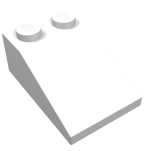 Brick Sloped 33° 3 × 2 with Grooves in Bottom Tubes