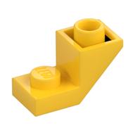 Brick Sloped Inverted 45° 2 × 1 with 2/3 Cutout Yellow