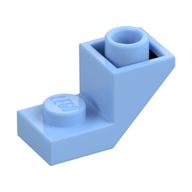 Brick Sloped Inverted 45° 2 × 1 with 2/3 Cutout Bright Light Blue