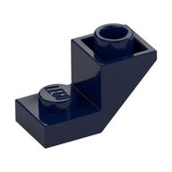 Brick Sloped Inverted 45° 2 × 1 with 2/3 Cutout Dark Blue