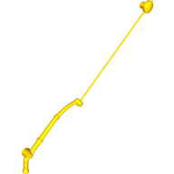 Duplo Fishing Rod and Hook with Red Line Gelb