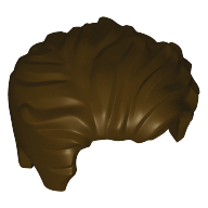 Hair Swept Left Tousled [Plain] Dark Brown