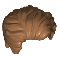 Hair Swept Left Tousled [Plain] Mittelnougat