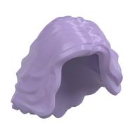 Hair Mid-length with Side Part, Wavy Lavendel