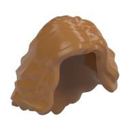 Hair Mid-length with Side Part, Wavy Medium Nougat