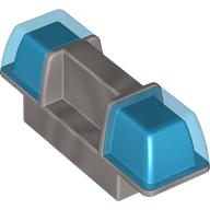 Duplo Siren / Flashing Light - Trans-Dark Blue Perlhellgrau
