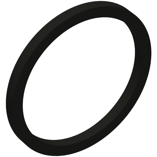Rubber Band 15mm [Square Cross Section] Black