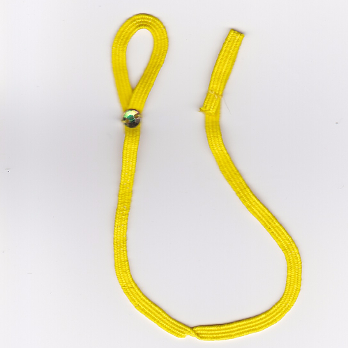 Scala, Animal / Creature Accessory, Dog Leash Elastic with Gem 18L Yellow