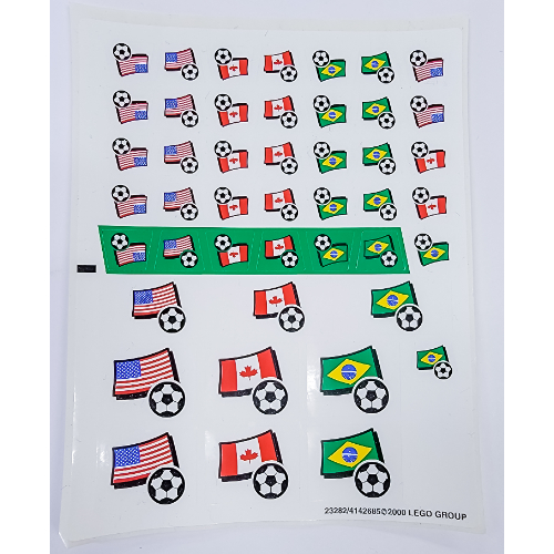 Sticker Sheet 2 for Set 3411-1 [No Color/Any Color]