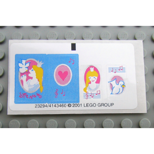 Sticker Sheet for Set 5834-1 [No Color/Any Color]