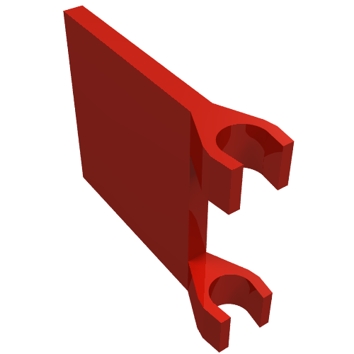 Flag 2 × 2 Square [Thin Clips] Rust