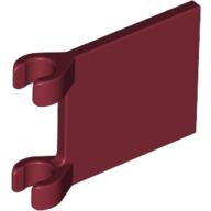 Flag 2 × 2 Square [Thin Clips] Dark Red