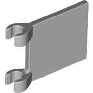 Flag 2 × 2 Square [Thin Clips] Light Bluish Gray