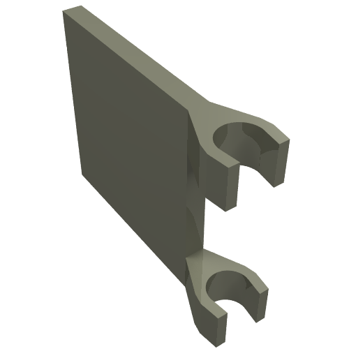 Flag 2 × 2 Square [Thin Clips] Dark Gray