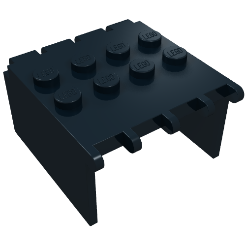 Windscreen 4 × 4 × 2 Canopy Extender, Hinge Schwarz