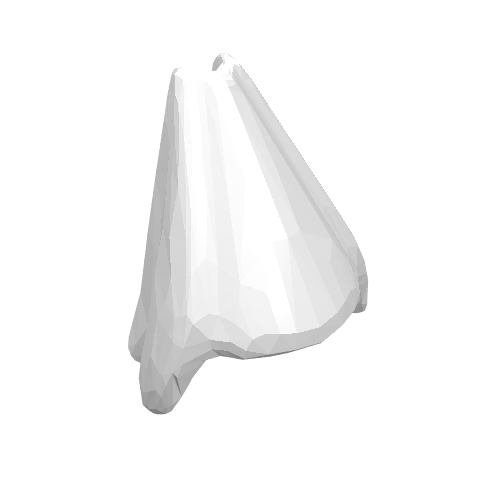 Hat High Cone Shaped Weiß