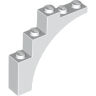 Brick Arch 1 × 5 × 4 [Continuous Bow] White