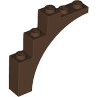 Brick Arch 1 × 5 × 4 [Continuous Bow] Brown