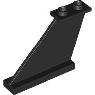 Flügel, Schwanz 4 × 1 × 3 Schwarz