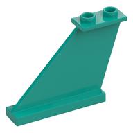 Wing, Tail 4 × 1 × 3 Dark Turquoise
