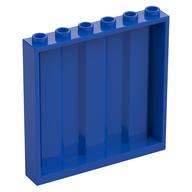 Panel 1 × 6 × 5 [Vertical Corrugated] Blue