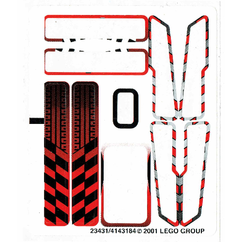 Stickerbogen für Set 8242-1 [Keine Farbe/Beliebige Farbe]