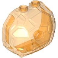 Rock / Boulder, Vertical Half Trans-Orange