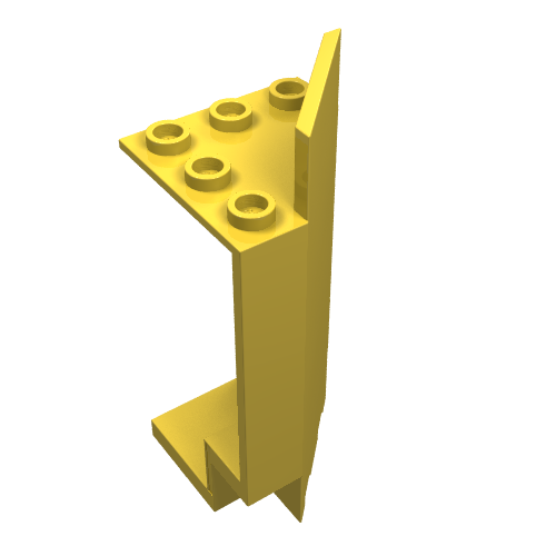 Panel 3 × 3 × 6 Corner Wall Yellow