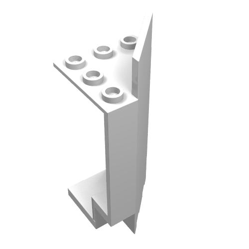 Panel 3 × 3 × 6 Corner Wall White