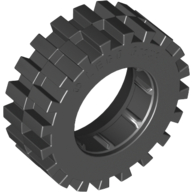 Tyre 30 × 10.5 Offset Tread Black
