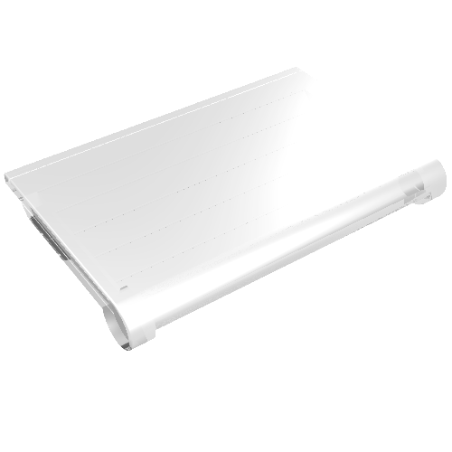 Glass 2 × 3 for Hinge Car Roof 4 × 4 Sunroof with Ridges Transparent