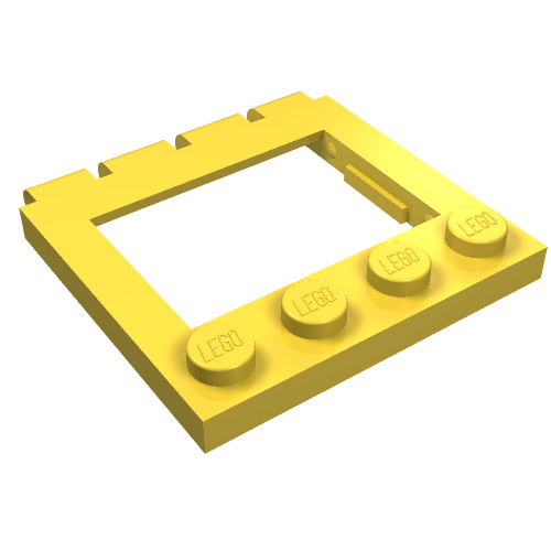 Hinge Vehicle Roof 4 × 4 Sunroof with Ledges Gelb