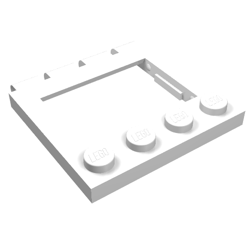 Hinge Vehicle Roof 4 × 4 Sunroof with Ledges