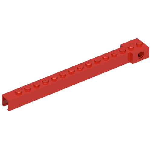 Crane Arm Outside, Narrow, 15 Studs Rot
