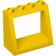 Windschutzscheibe 2 × 4 × 3 Rahmen mit Hohlnoppen