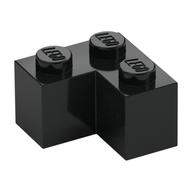 Brick 2 × 2 Corner Black