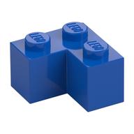 Brick 2 × 2 Corner Blue