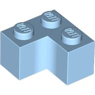 Brick 2 × 2 Corner Pastel Blue