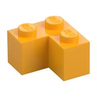 Brick 2 × 2 Corner Bright Light Orange