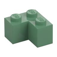 Brick 2 × 2 Corner Sand Green