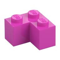 Brick 2 × 2 Corner Dark Pink